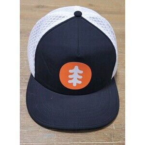 NEW Eldora Mountain Sports Mesh Trucker Hat Adjustable Cap Black White Orange